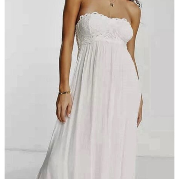 SALe FinAL 💥💥Rare Free People Adella corset maxi dress - Picture 1 of 8